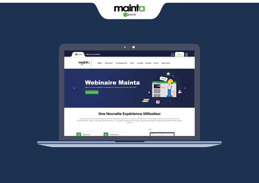 Mainta GMAO - site web